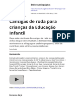 Cantigas de Roda para Criancas Da Educacao Infantilpdf