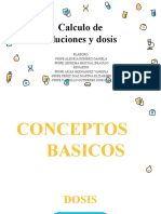 Calculo de Dosis y Soluciones