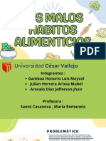 Los Malos Habitos Alimenticios