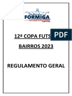 Regulamento Futsal Geral 2023