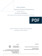 Syllabus AI MTech CSE