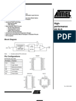 High-Performance Ee PLD ATF16V8C: Features