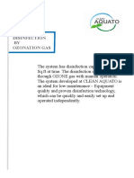 Dis-Infection With Ozone System