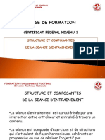 Structures Et Composantes de La Seance D'entrainement