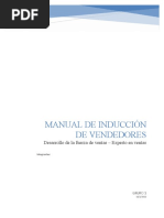 Manual de Inducción de Vendedores