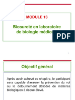 MODULE 13 - Surete Biologique Au Laboratoire