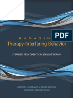 Managing Therapy-Interfering Behavior