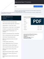 (M) Vespucio Norte: Horario y Mapa de La Línea 117 de Micro