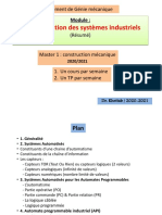 Automatisation Des Systèmes Industriels API+Grafcet (Résumé