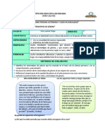 1°sesión de Aprendizaje 2 Roles y Esteriotipos