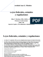 MIBC 108 Leyes Federales y Estatales y Regulaciones