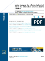 Experimental Study On The Effects of Physical Conditions On The Interaction Between Debris Flow and Baffles