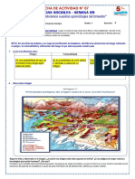 Ficha de Actividad 8 - Reconocemos Las Situaciones de Riesgo en Nuestro País A