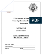 DSP Lab Manual Final Final