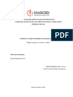 Trabalho de Campo 3 de Historias Das Ideias Politicas