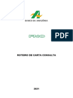 Roteiro Carta Consulta 2021