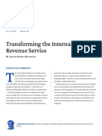 Transforming The Internal Revenue Service