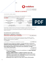 Resumen de Tu Contrato: Condiciones Particulares: Servicios, Equipos y Precios