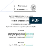 Epidemiología - Informe de Práctica Calificada Semana 13