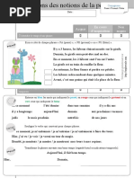 Evaluation Passé Présent Futur