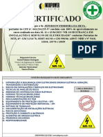 Certificado de NR 34