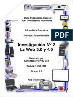 Investigación Web 3 y 4