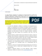 Solicitud Consejo Administracion - Diciembre 2020