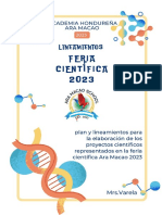 Lineamientos Feria Cientifica Secundaria A.H.A.M