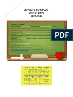 SJK Year 5 CEFR Unit 2 DAYS