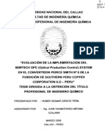 Facultad: Profesional Ingeniería Química