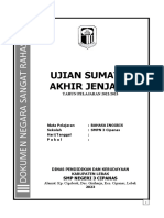 Naskah Soal Sumatif Utama Bahasa Inggris 2023 Kirim