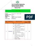 2 2023 Lesson Plan CS2012 DAA