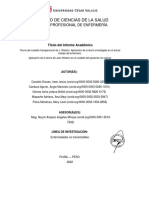 Informe de Investigación