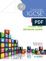 Cambridge IGCSE ICT Study and Revision Guide Study Guide - Graham Brown and David Watson