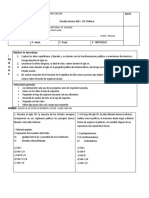 1° Medio Prueba 18 de Mayo