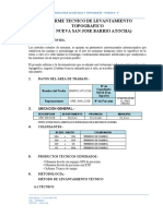 2.3. Informe Tecnico Levantamiento