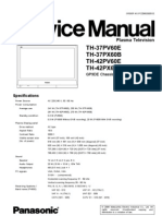 Panasonic TH-42PV60E GP9DE Chassie Service Manual