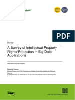 A Survey of Intellectual Property Rights Protection in Big Data Applications