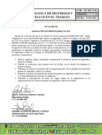 SG SST F 01 Acta Asignacion Responsabilidades