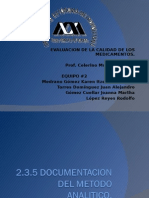 Documentacion Del Metodo Analitico