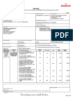 Invoice: Supply Meant For Export Under LUT (LUT ARN NO. AD050323007512Q) Without Payment of IGST