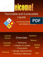 Flammable and Combustible Liquids