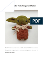 Star Wars Bebé Yoda Amigurumi Patrón