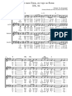 Senhor Meu Deus, Eu Vejo As Flores TPL 56 - Partitura Completa - Final Diferente