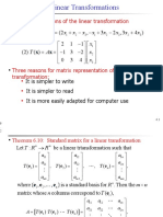 L6-L7-Matrices For Linear Transformations