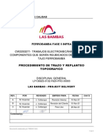 Procedimiento de Trazo y Replanteo Topografico