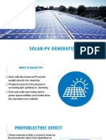 Solar PV Generation