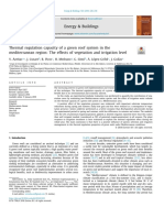 Thermal Regulation Capacity of A Green Roof System in The Mediterranean Region: The Effects of Vegetation and Irrigation Level