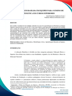 A APRENDIZAGEM BASEADA EM EQUIPES PARA O ENSINO DE MATEM+üTICA EM CURSOS SUPERIORES