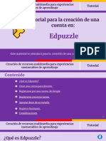 Tutorial de Creación de Una Cuenta en Edpuzzle